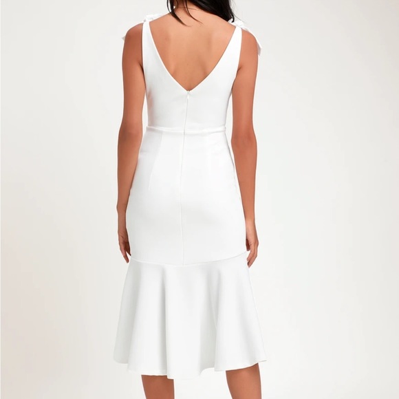 Lulus white bodycon midi dress - Picture 2 of 6